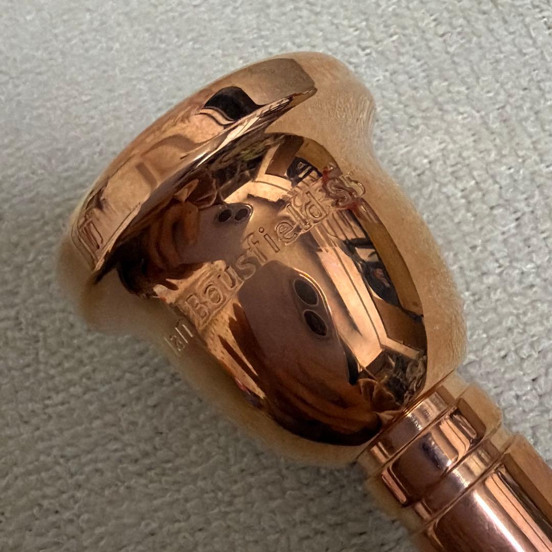 トロンボーンマウスピース　IANBOUSFIELD S5 ピンクゴールド