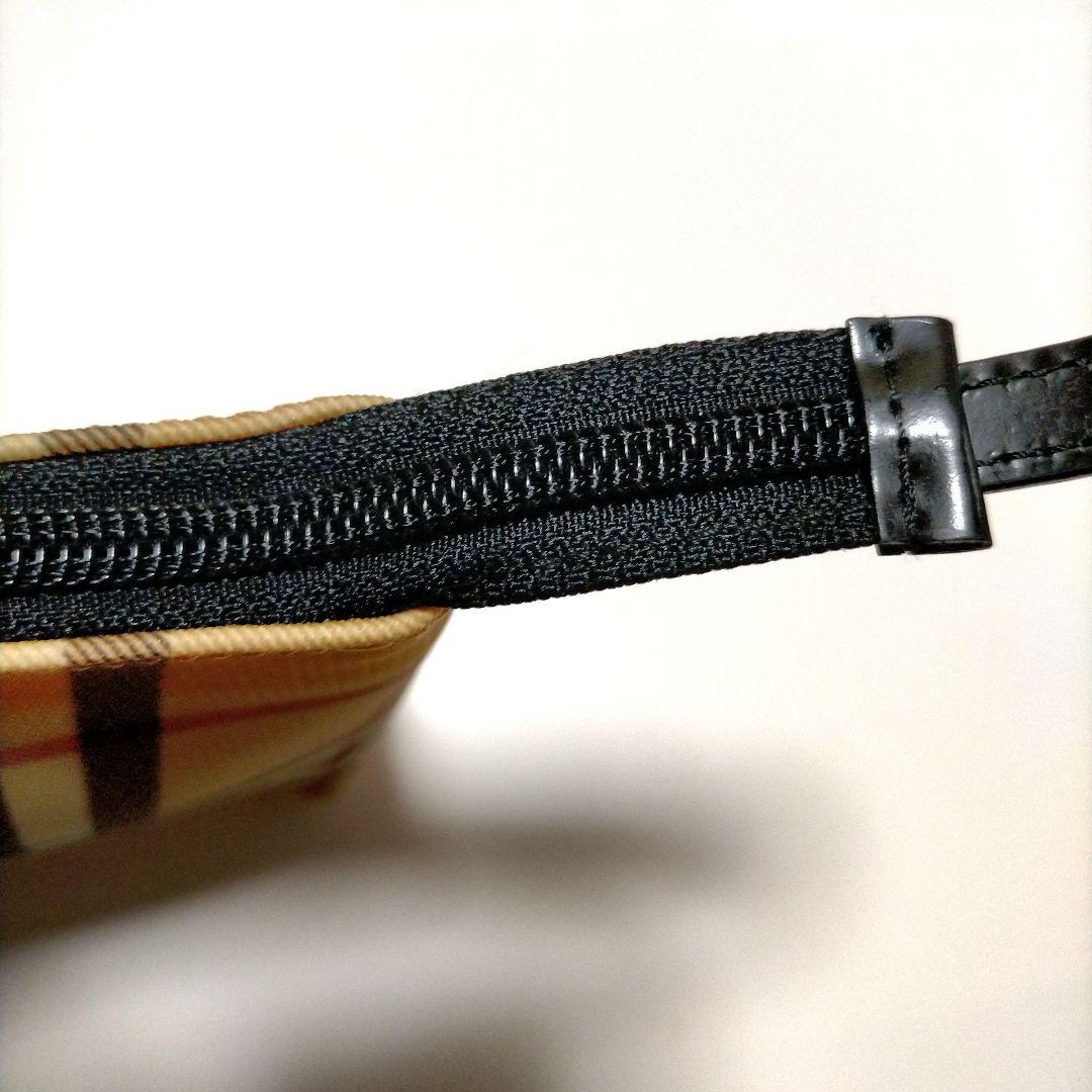 BURBERRY バーバリー ノバチェック アクセサリーポーチ ベージュ