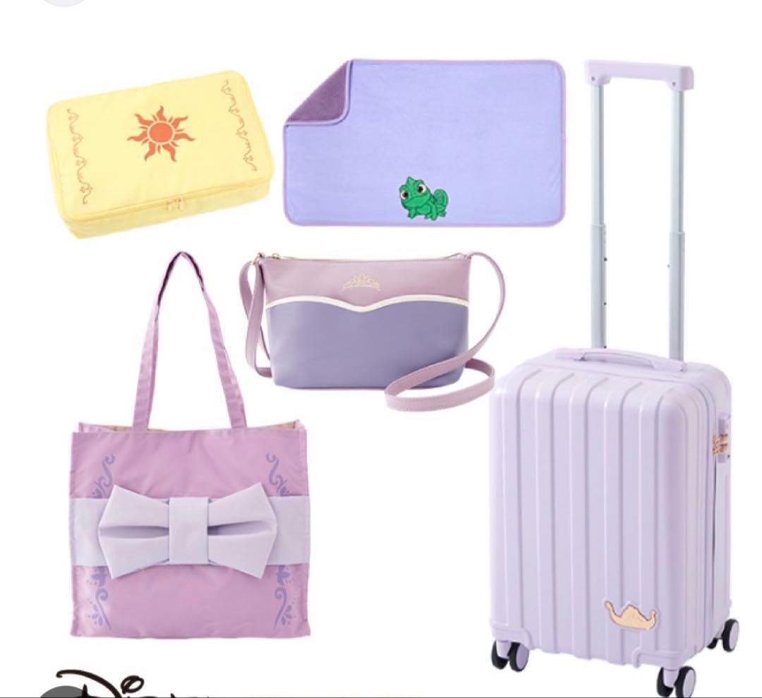 しまむら キャリーバッグ　5点セット ラプンツェル ディズニー