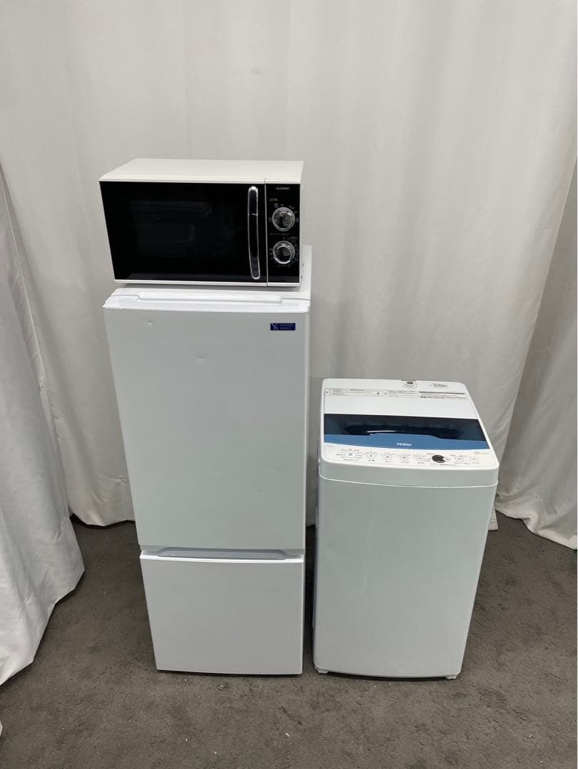 ★187 家電３点セット 冷蔵庫 洗濯機 レンジ50Hz専用 安い 設置無料