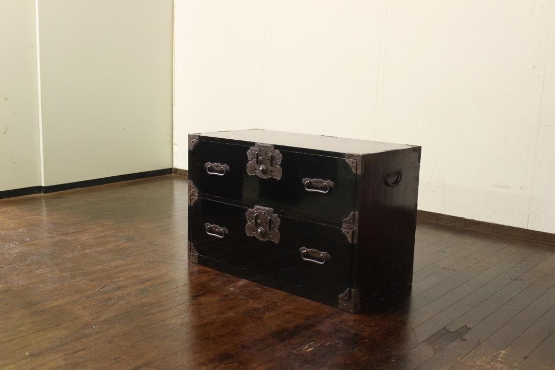 兜金具！庄内箪笥 古家具/古民家/時代箪笥/チェスト/和家具/古道具/古民具