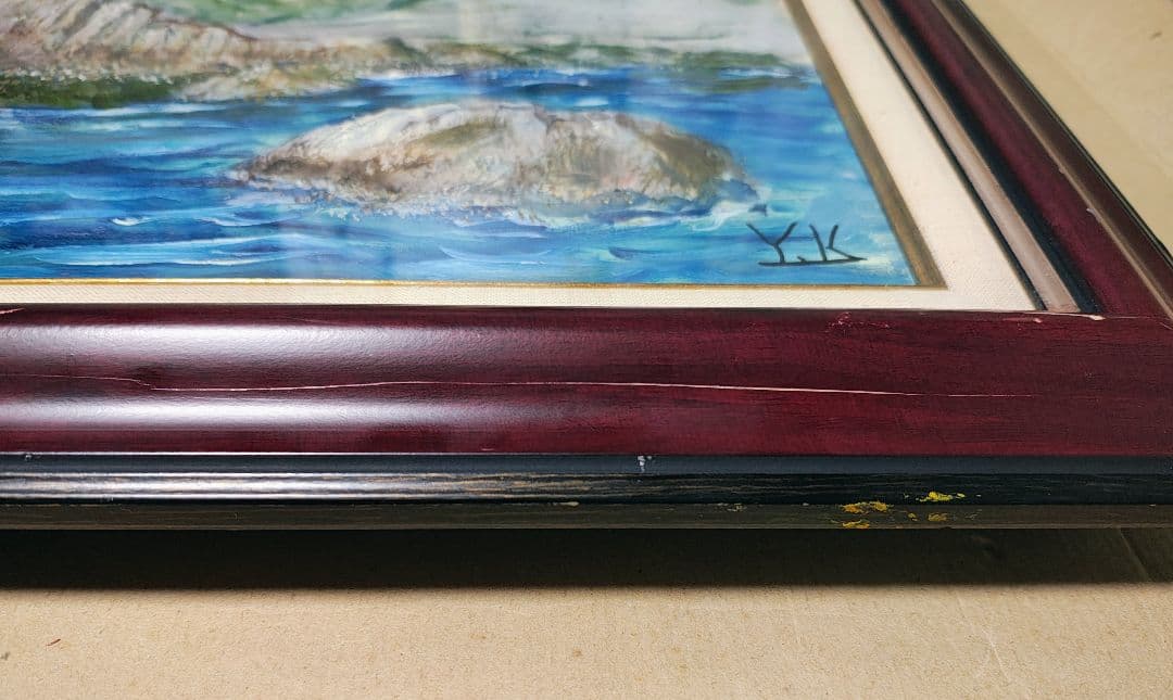 F30号 油絵額縁 アクリル板仕様（油彩画セット）