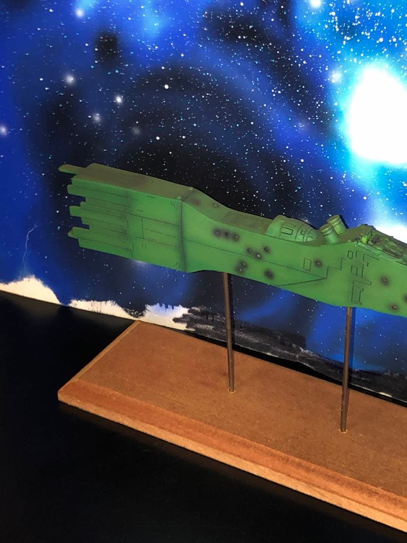 銀河英雄伝説1/3000 自由惑星同盟軍 標準型戦艦 ユリシーズ 塗装済み完成品