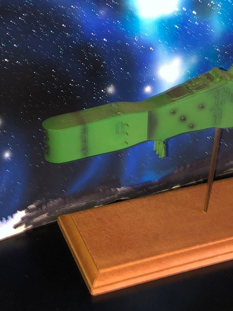 銀河英雄伝説1/3000 自由惑星同盟軍 標準型戦艦 ユリシーズ 塗装済み完成品