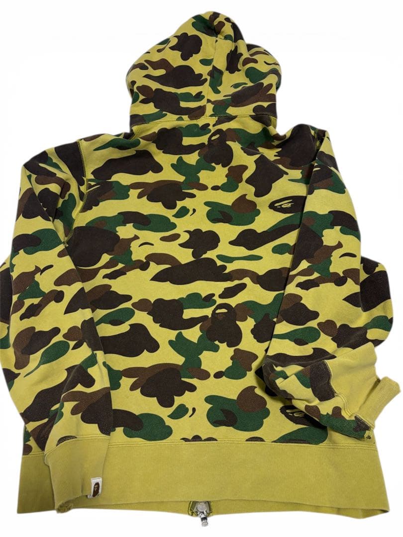 A BATHING APE カモフラージュジップパーカー