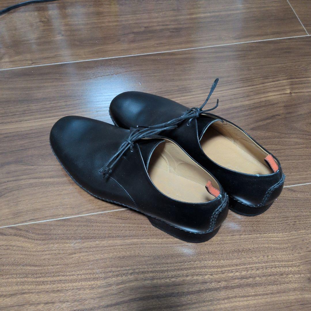 HERMES ブラック ドレスシューズ 40サイズ