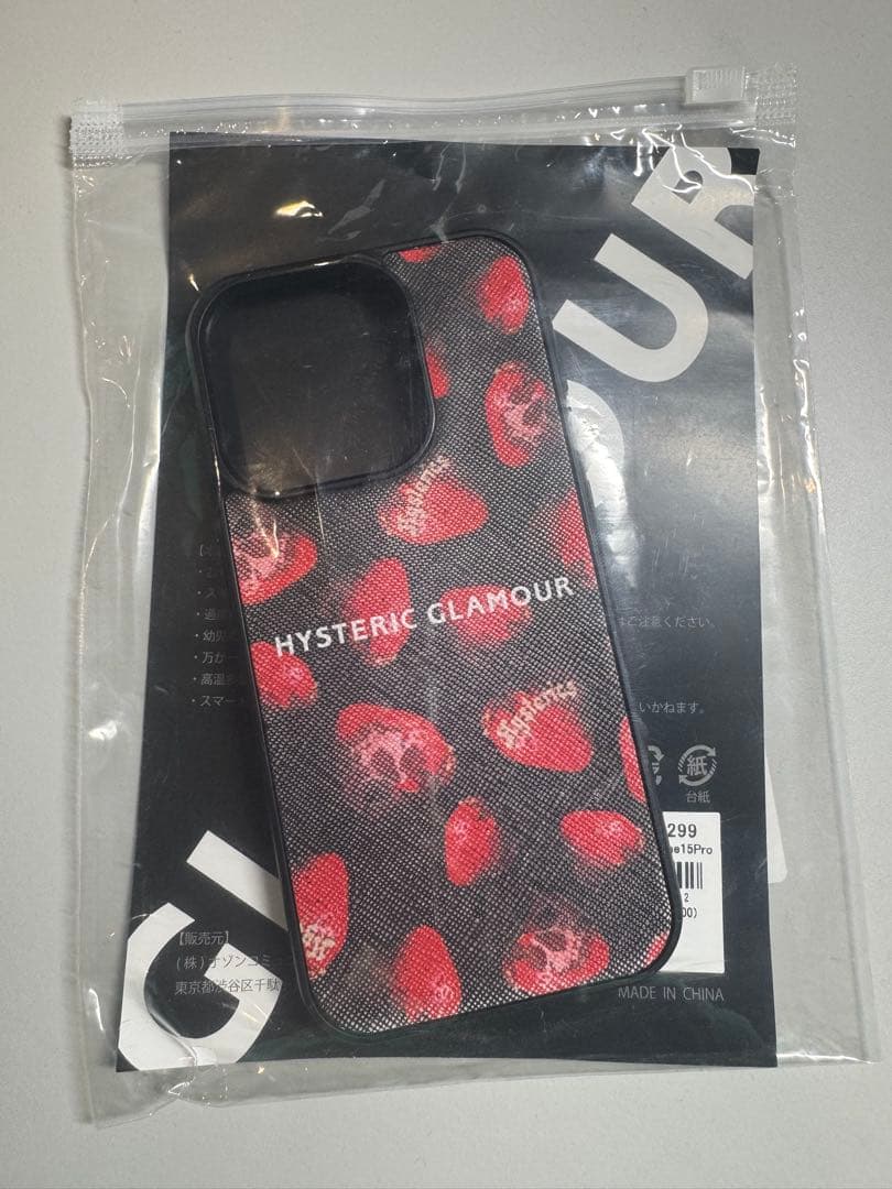 HYSTERIC GLAMOUR iPhone15proスマホケース完売品