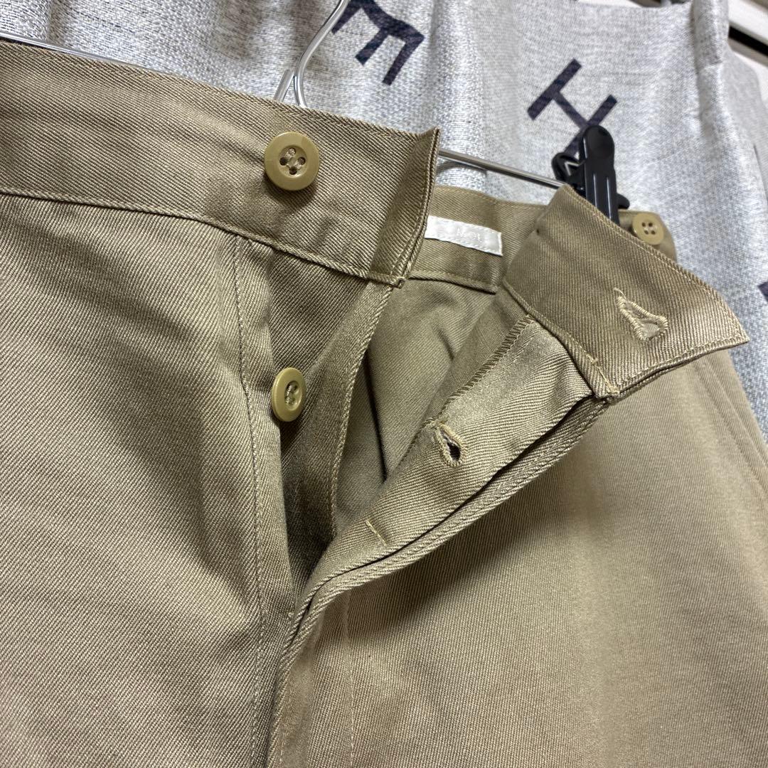 COMOLI コットンチノオーバーパンツ【1】