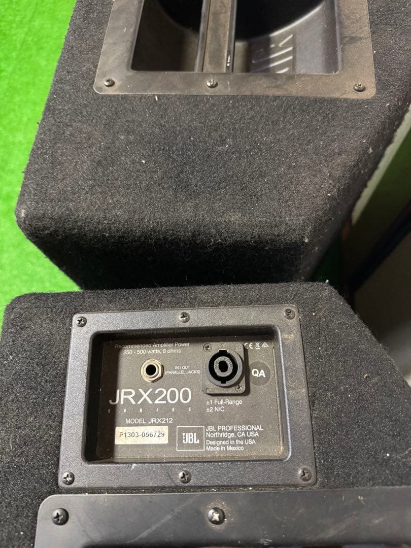 JBL JRX212 パッシブラウドスピーカー　2本　ペアjrx200
