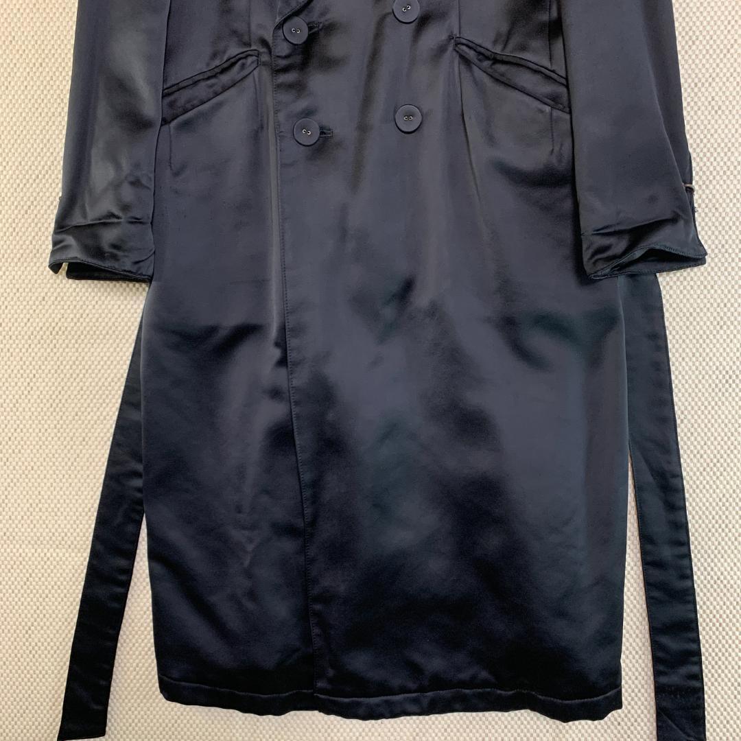 LUNA MATTINO ルナマティーノ ロングコート ベルト 黒 M 古着