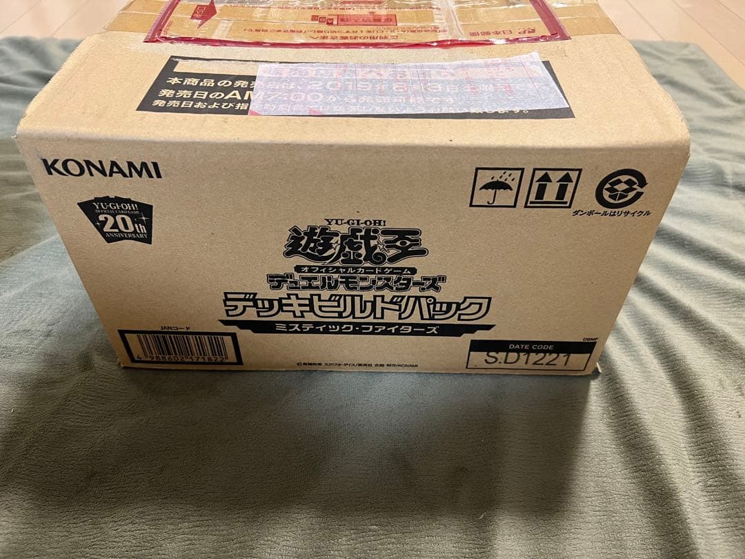 遊戯王　ミスティックファイターズ　1カートン　未開封