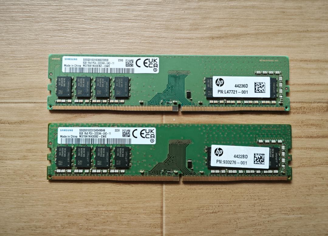 HP DDR4 メモリ 16gb