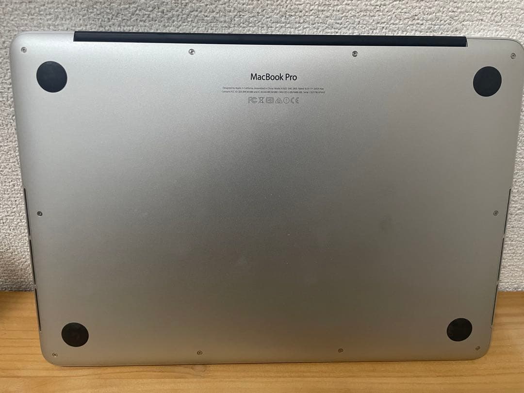 MacBook Pro 13シルバー 日本語配列　2015