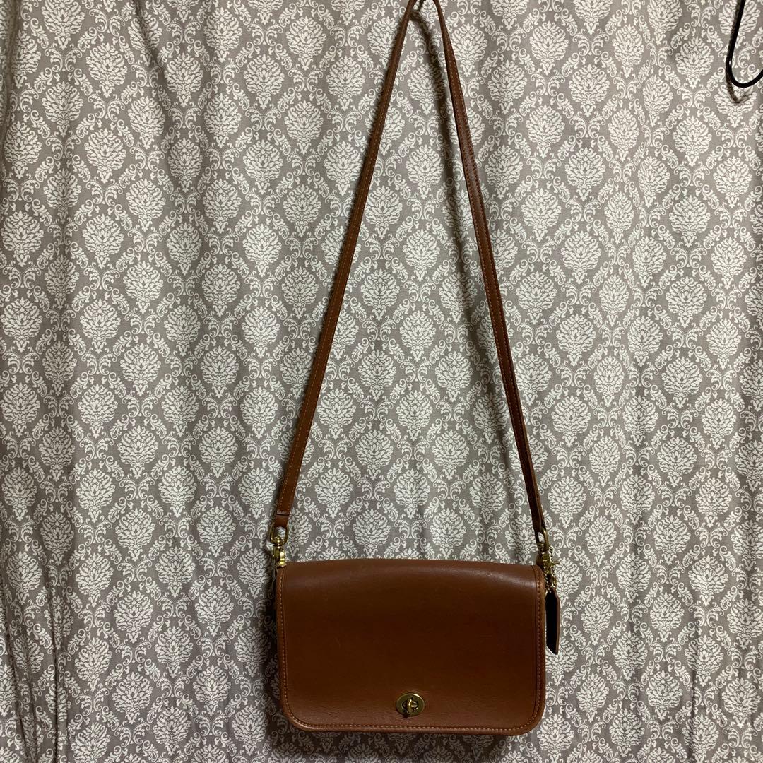 オールドコーチ　レザーショルダーバッグ