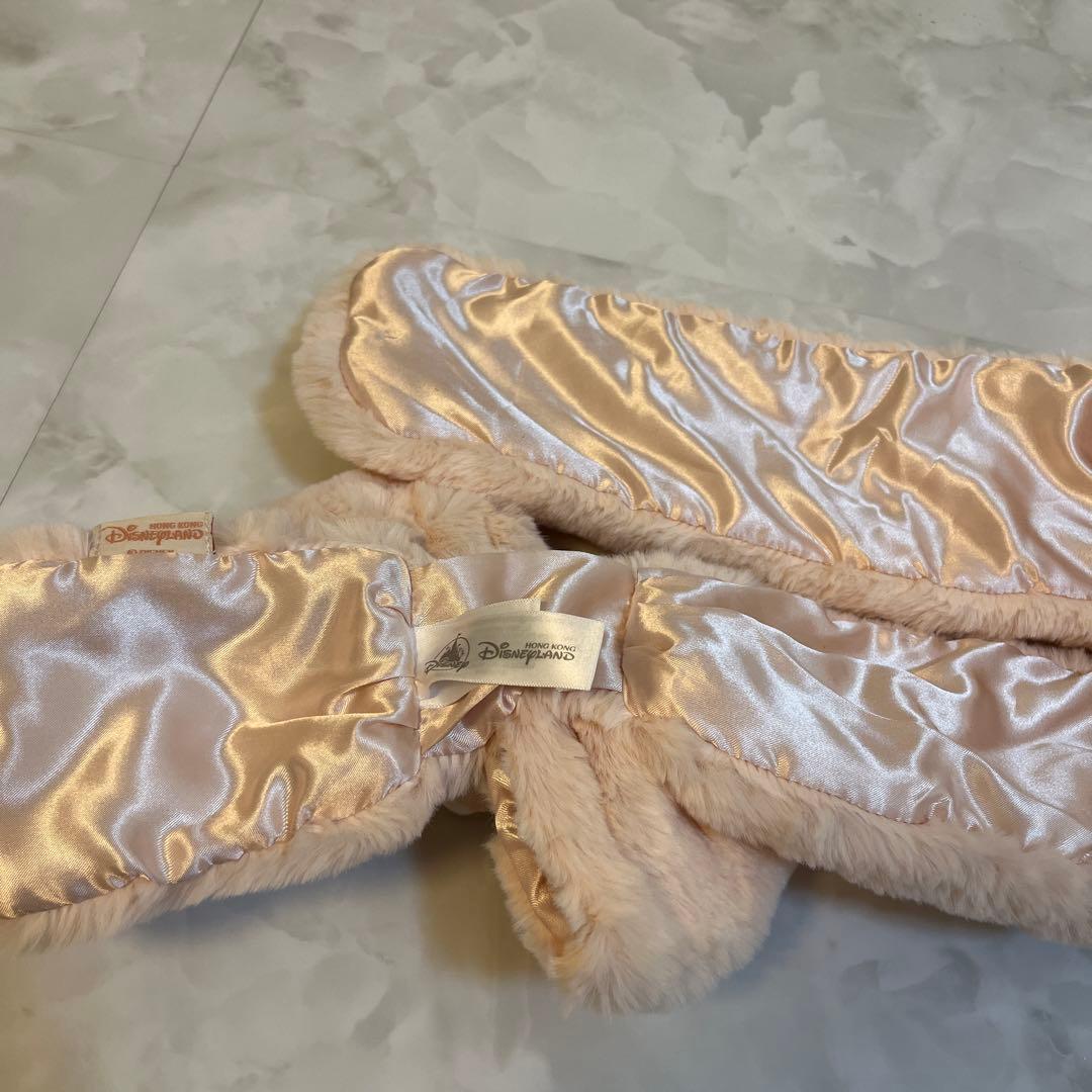 美品 香港 ディズニー リーナベル カチューシャ マフラー セット
