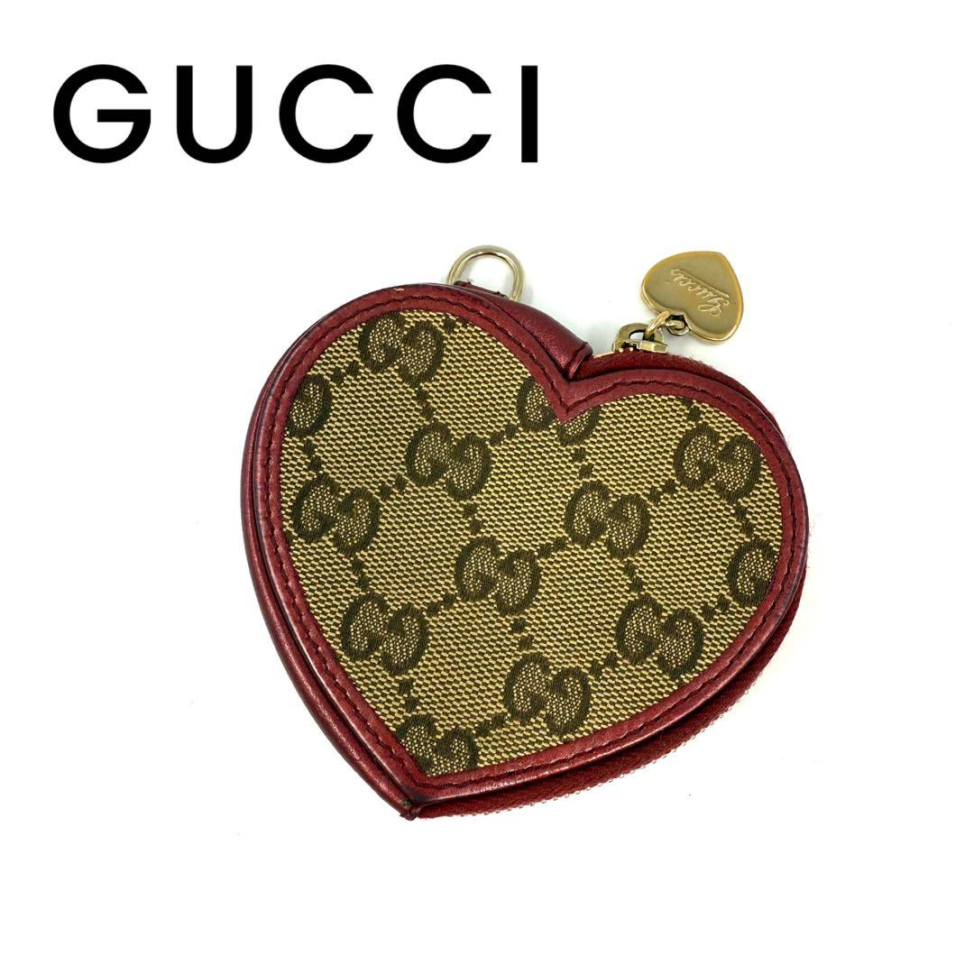 GUCCI グッチ　ハート型ケース　ピンク