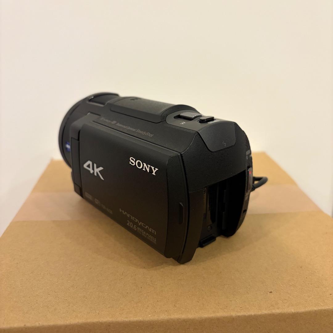 【超美品】SONY FDR-AX30 4K ビデオカメラ 予備バッテリー・SD付