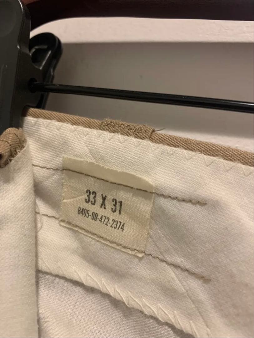 パンツ 1980's US ARMY CHINO TROUSERS 33/31