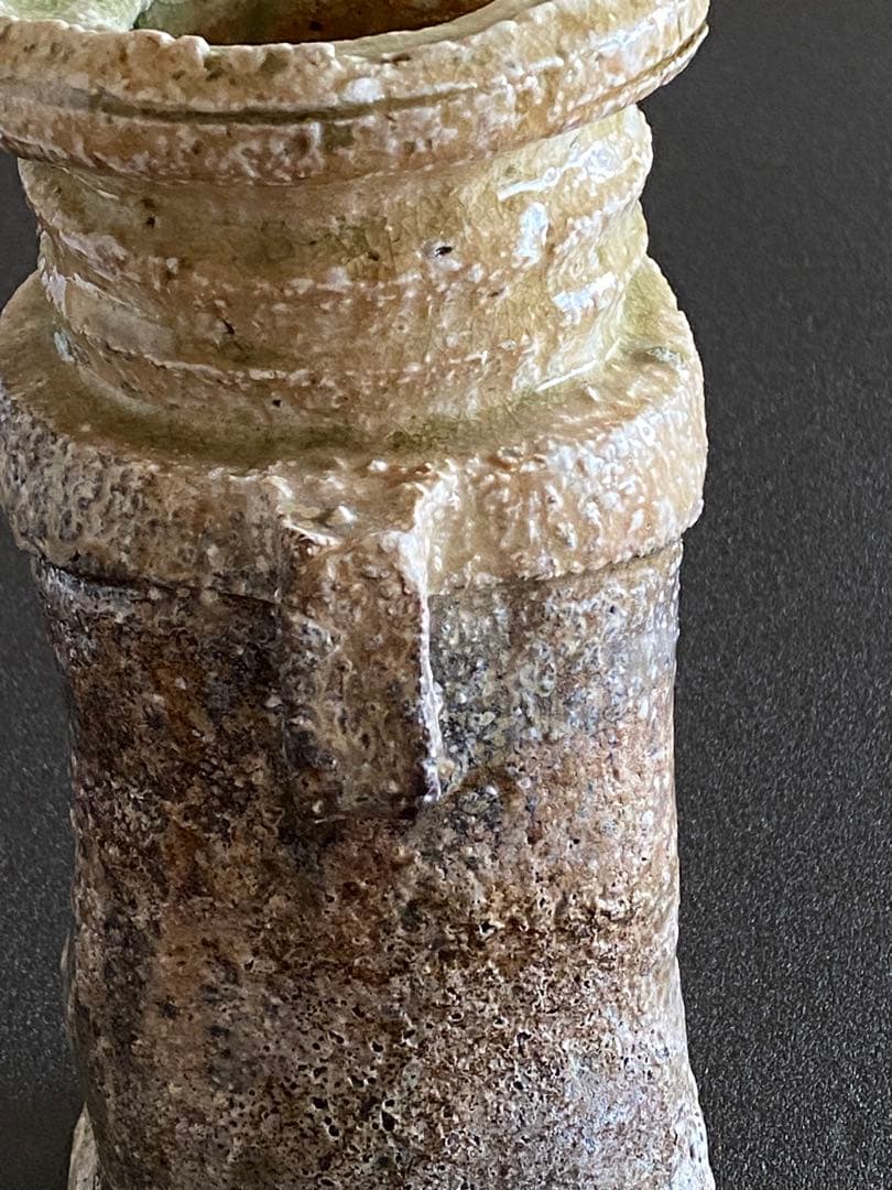 信楽焼　花瓶　花器　花入　井村侊生　　#3403