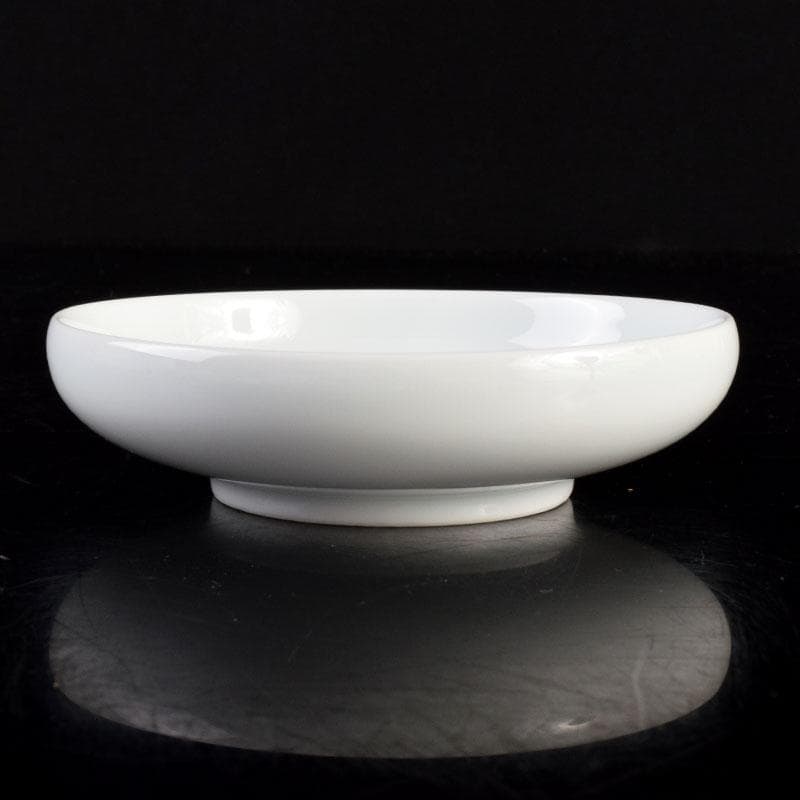 有田焼　二代　奥川忠右ェ衛門作　花文　白磁皿　5客　共箱　C　6927