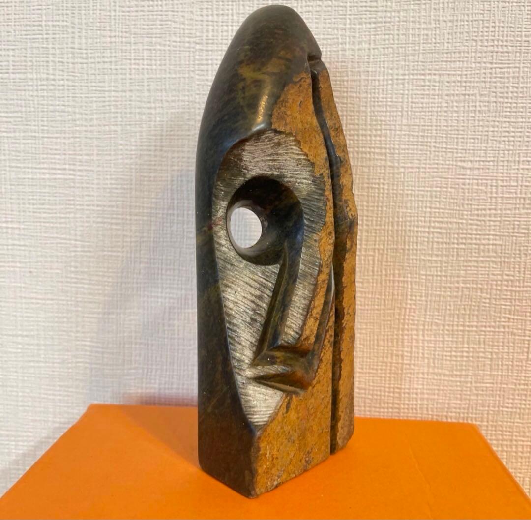 【アフリカンアート】　抽象 民族アート 彫刻 像 オブジェ インテリア