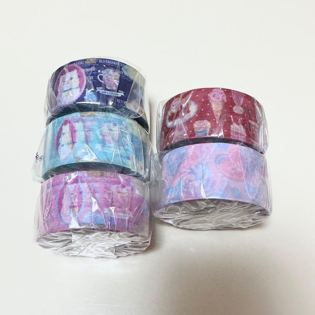 Etoile et Griotte オリジナルマスキングテープ 5本セット 新品