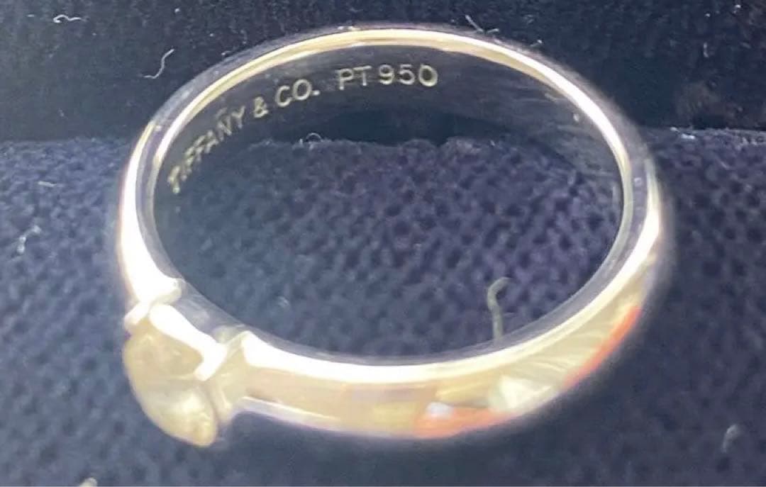 ティファニー　ダイヤモンドリング　0.25カラット　PT900 箱　袋付き