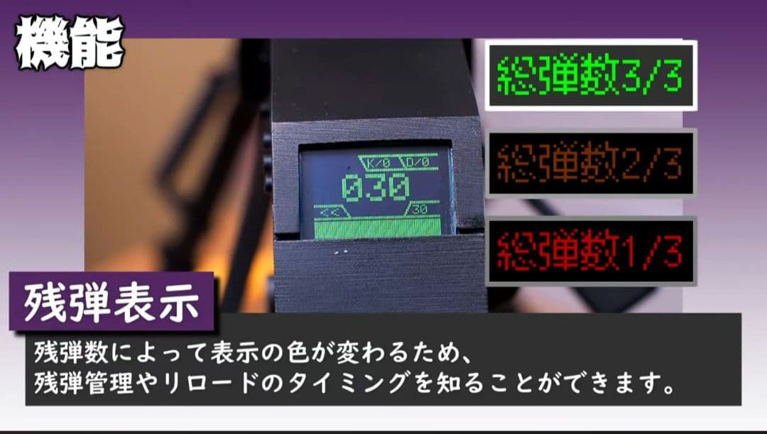 【明日まで出品】 残弾カウンター(おまけ付き)