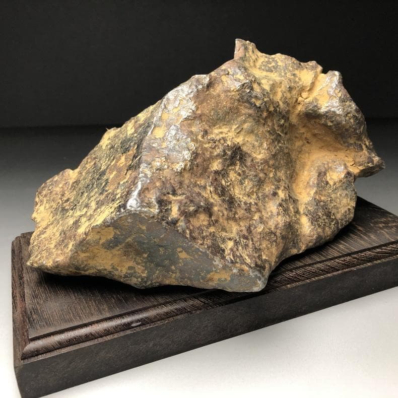 隕石　アルタイ隕石　大型隕石 6.9キロ　鉄隕石　ナチュラル　原石 木台付き