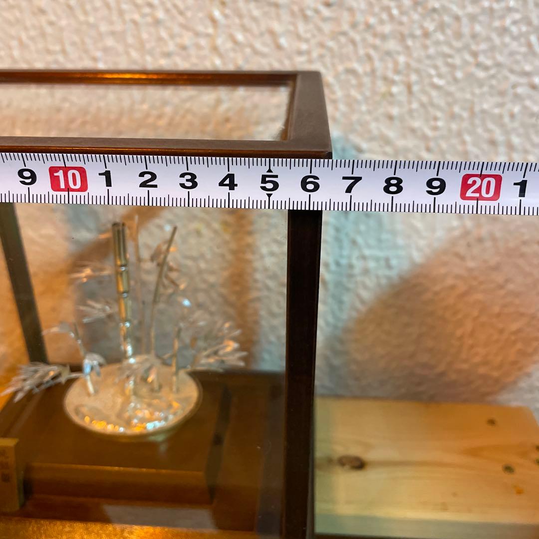 純銀製　竹　光則作