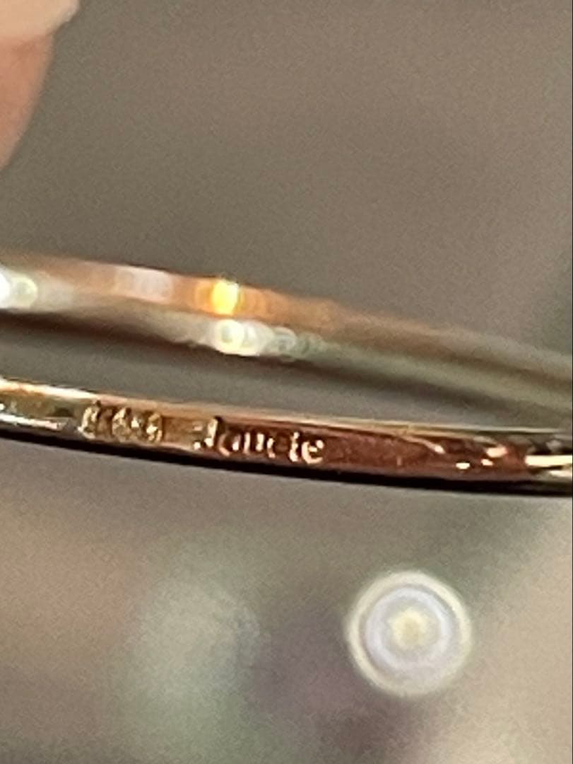 Jouete. K10ゴールド サファイアリング