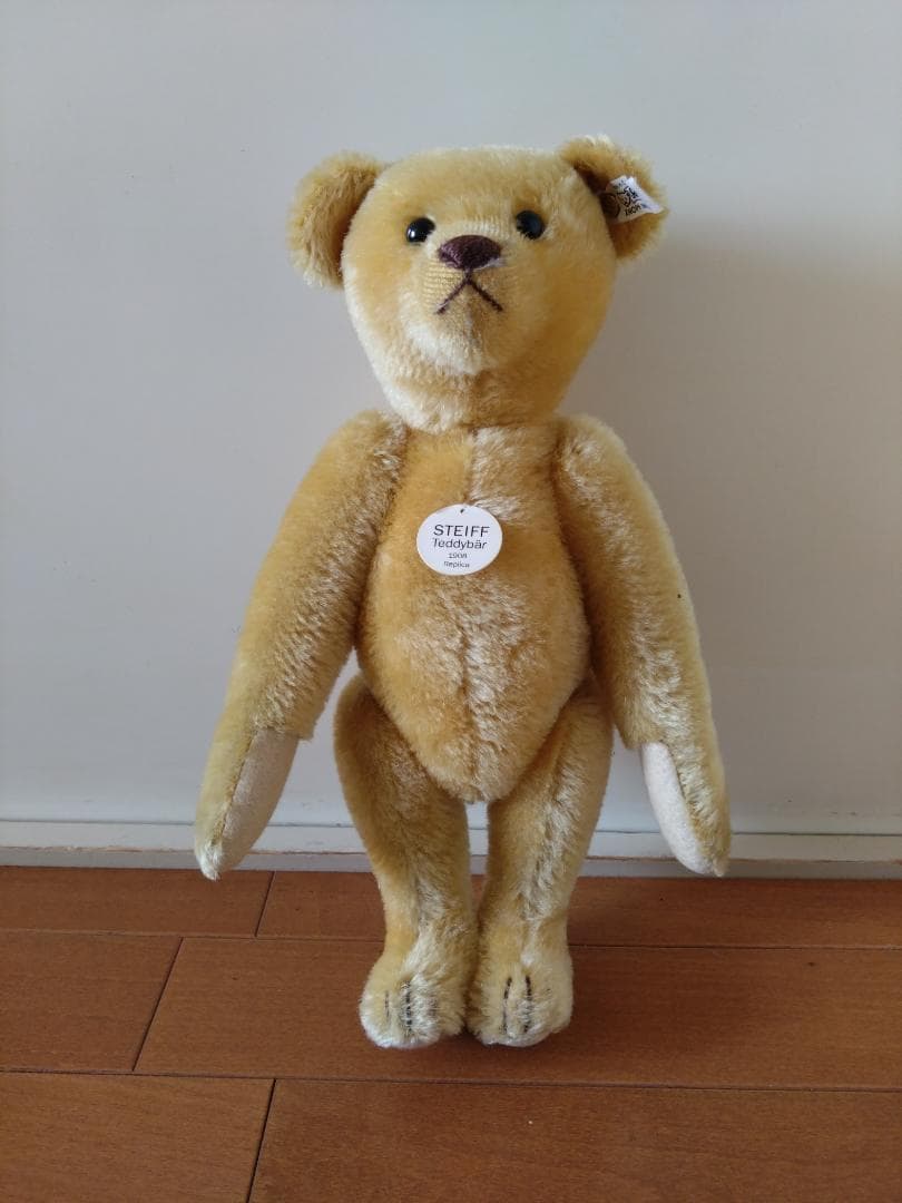 大値下Steiff シュタイフ 世界限定 テディベア レプリカ1908　イエロー