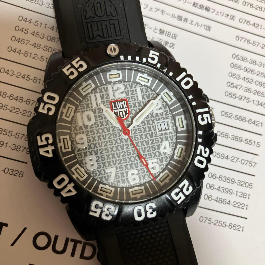 LUMINOX 3057 25th グレー/ブラック　腕時計　カーボン　限定品