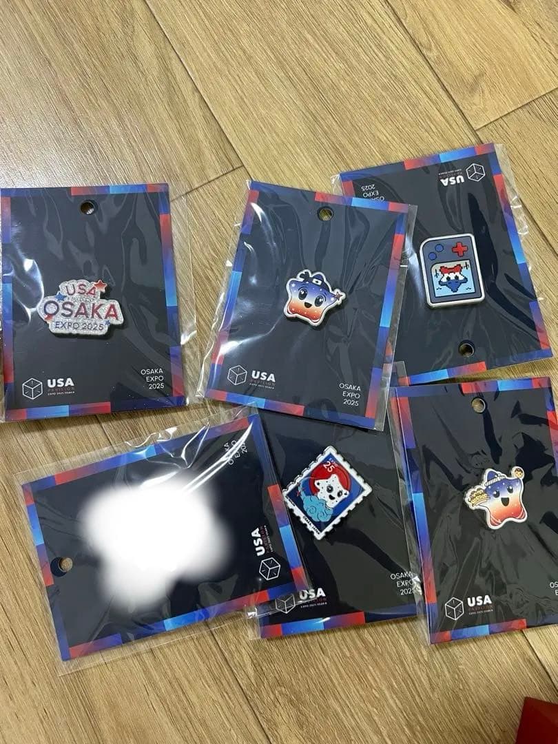 USA Pavilion EXPO 2025 OSAKA ピンバッジ 5枚セット