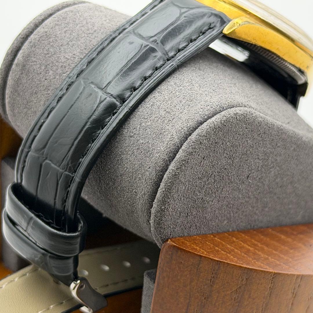 【OH済】オリエント　ゴールド　ウィークリー　ホワイト　デイト　029614