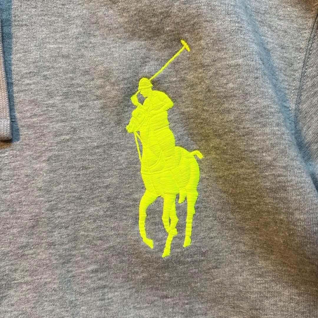 POLO RALPH LAUREN ビッグポニー グレーパーカー M 裏起毛