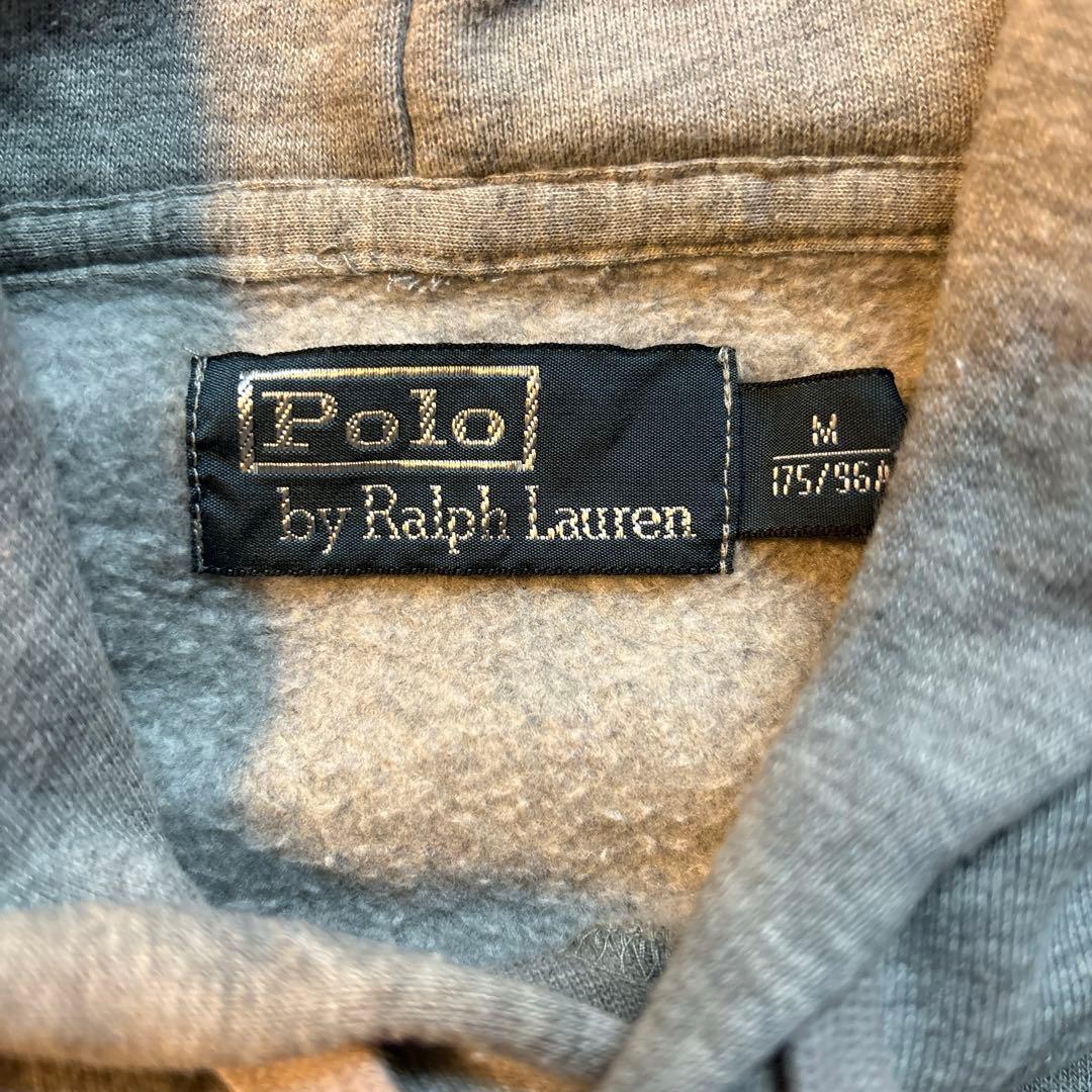 POLO RALPH LAUREN ビッグポニー グレーパーカー M 裏起毛