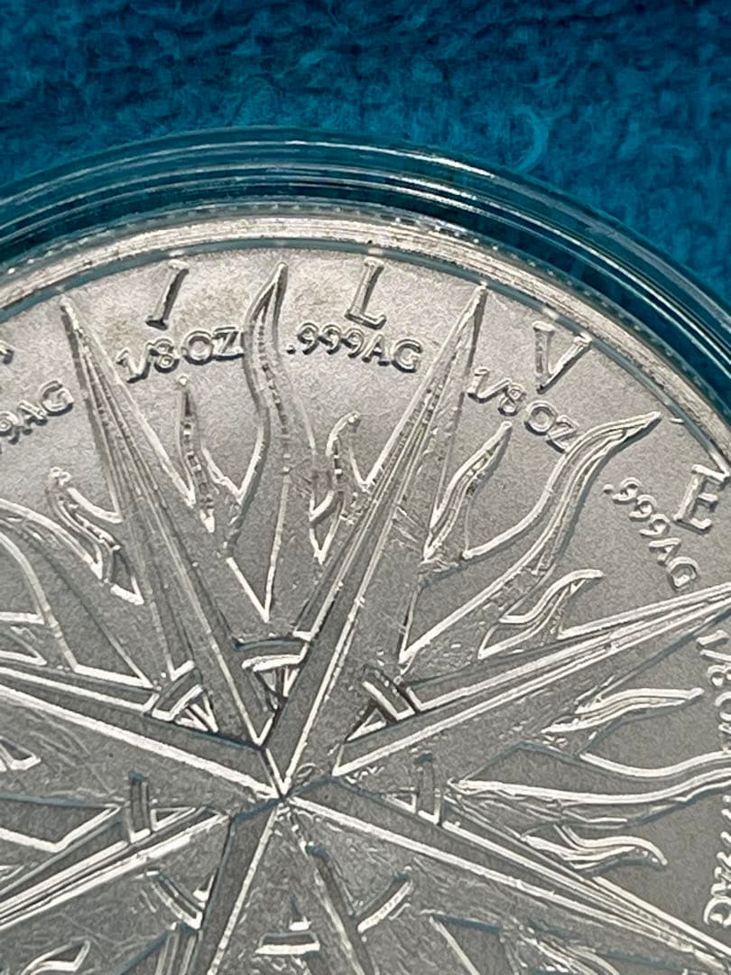 新品未使用　「Pirates Pieces of Eight」純銀1oz 米国