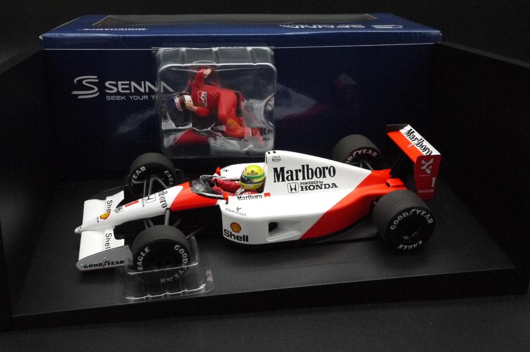 わふこう1/18 マクラーレン MP4/6 A.セナ J.アレジ Taxi