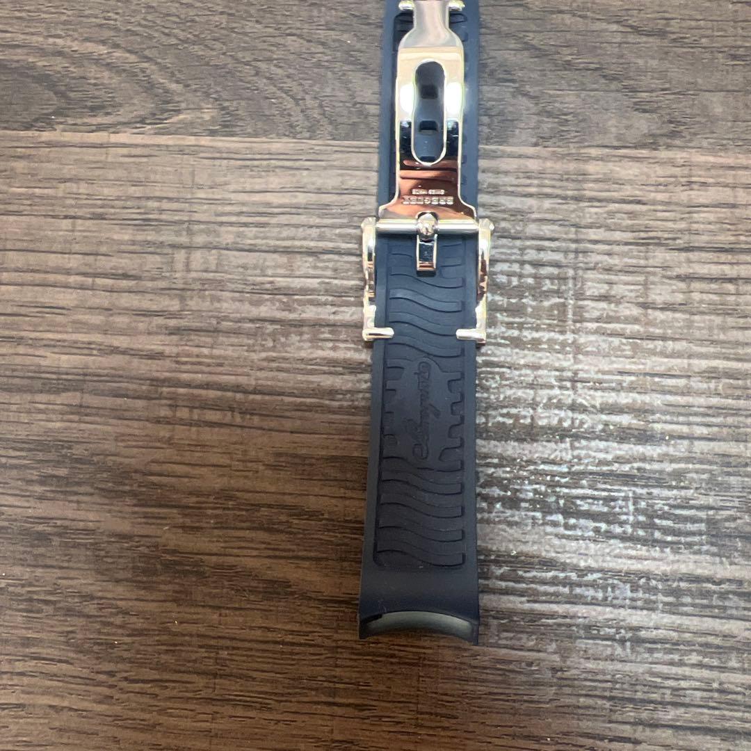 Breguet ネイビーラバーベルト フォールディングバックル