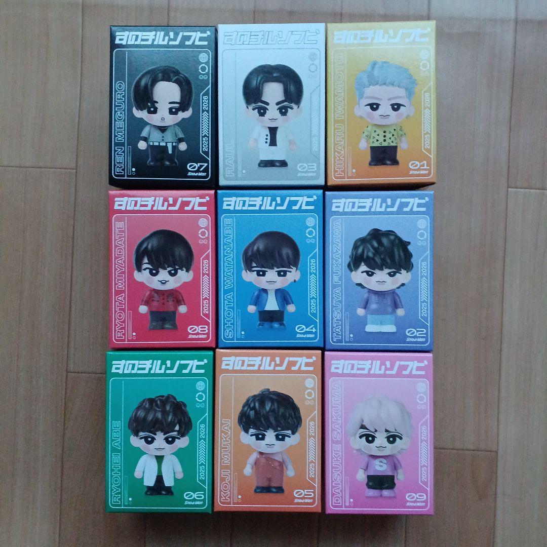 【新品】 Man　 すのチルソフビ9体セット
