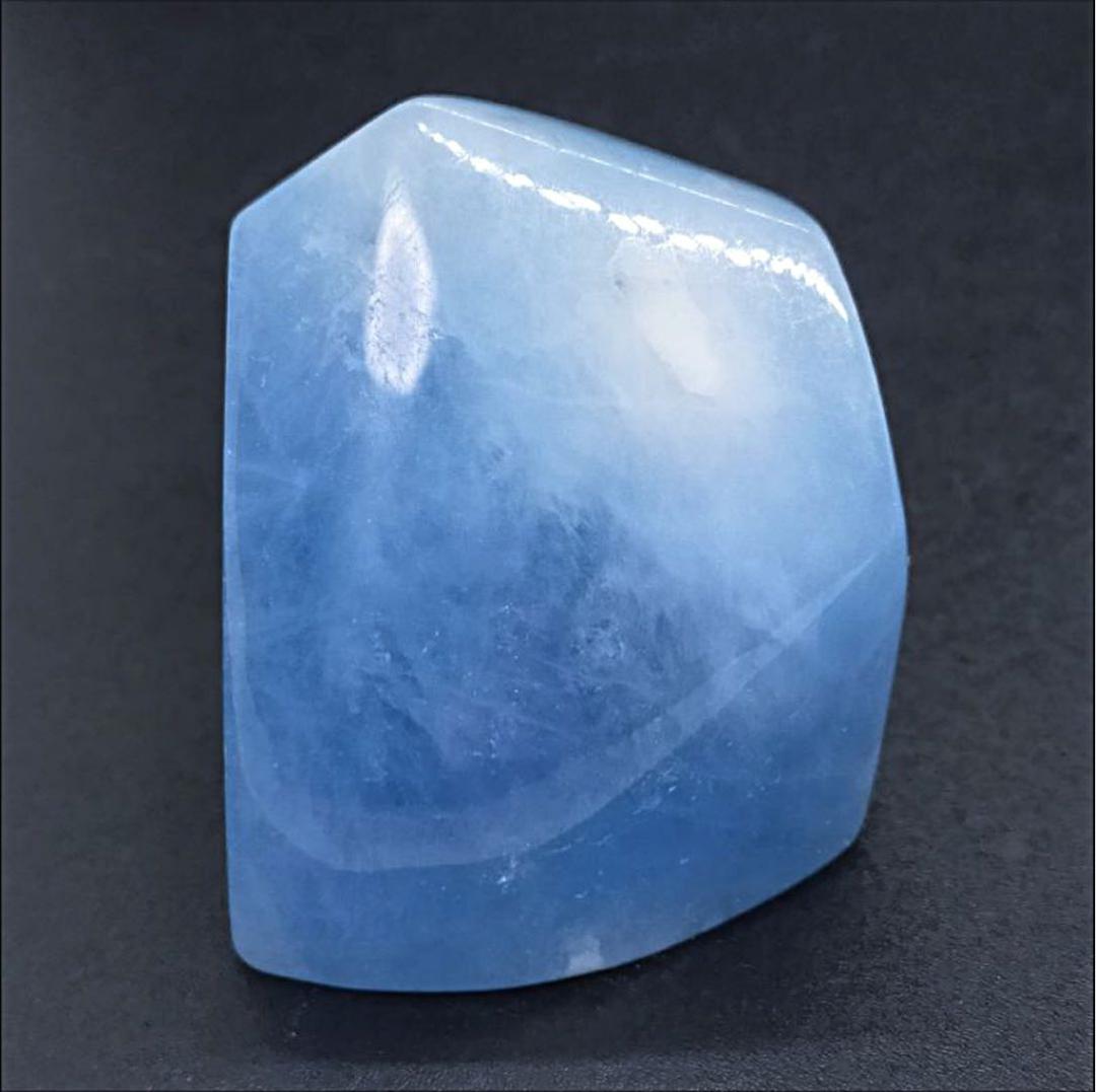 【モザンビーク産】夏空アクアマリンのタンブル②