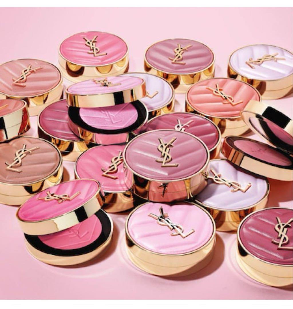 YSL メイクミーブラッシュ パウダー42 - ベビードール ピンク [サテン]