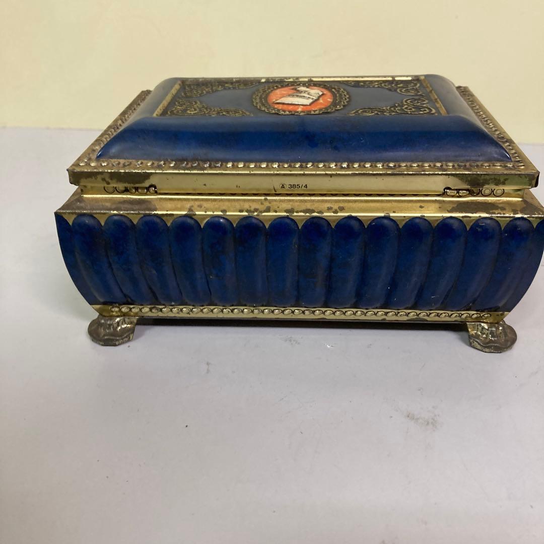 E-壁 【アンティーク】Bensons 貴婦人カメオ ジュエリーボックス 宝石箱