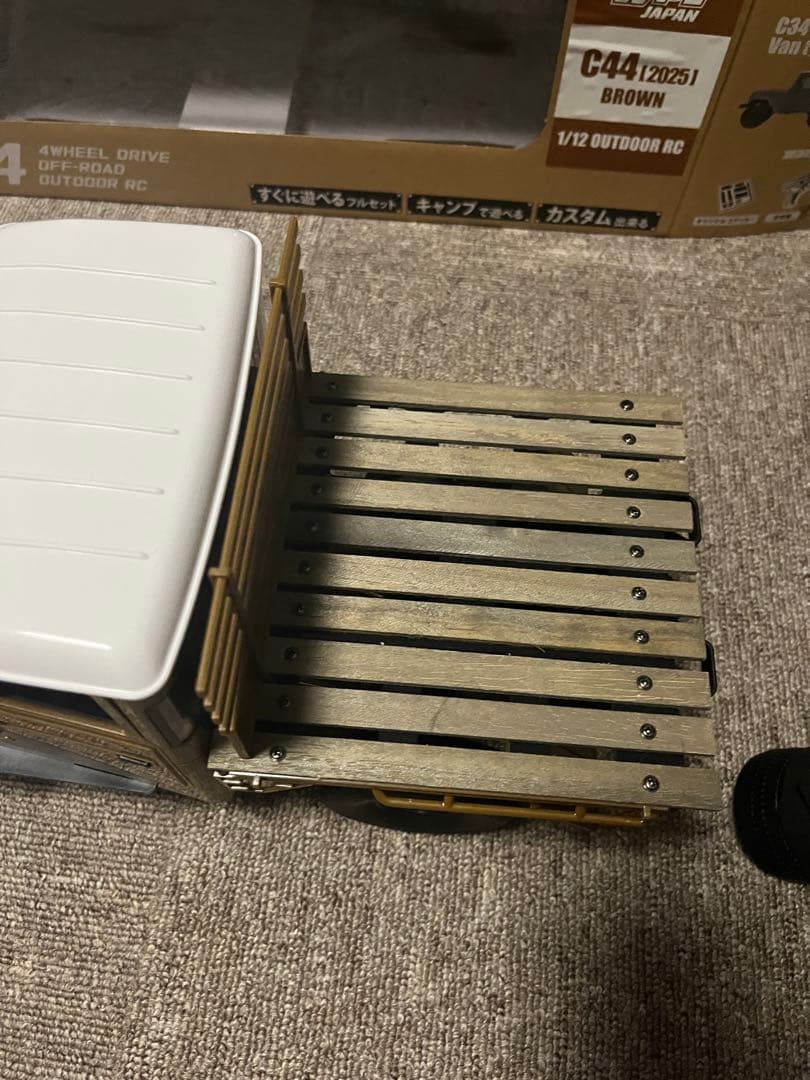 WPlL JAPAN C44 1/12 Outdoor RC ブラウン 技適付き
