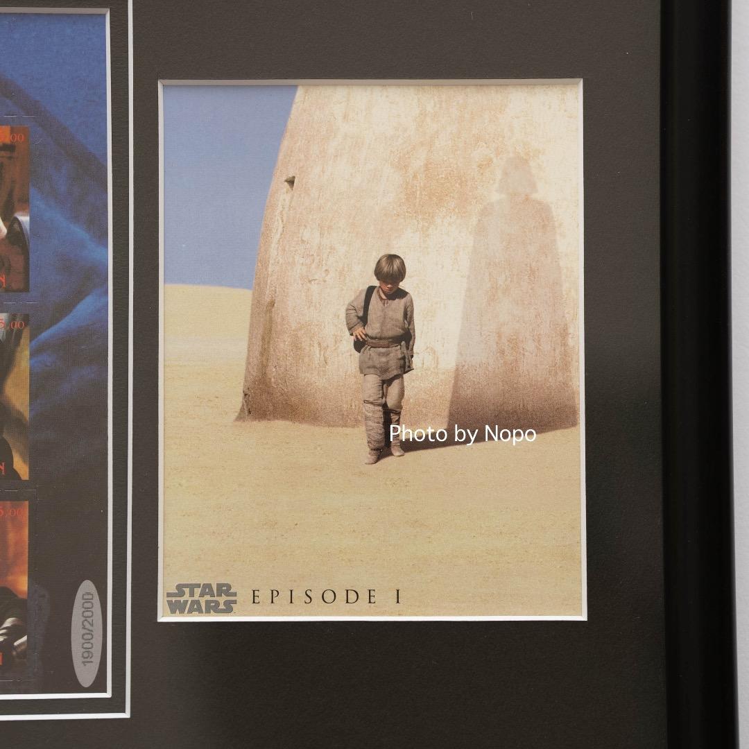 【レア】スターウォーズ エピソード1　額装切手シート starwars 洋画映画