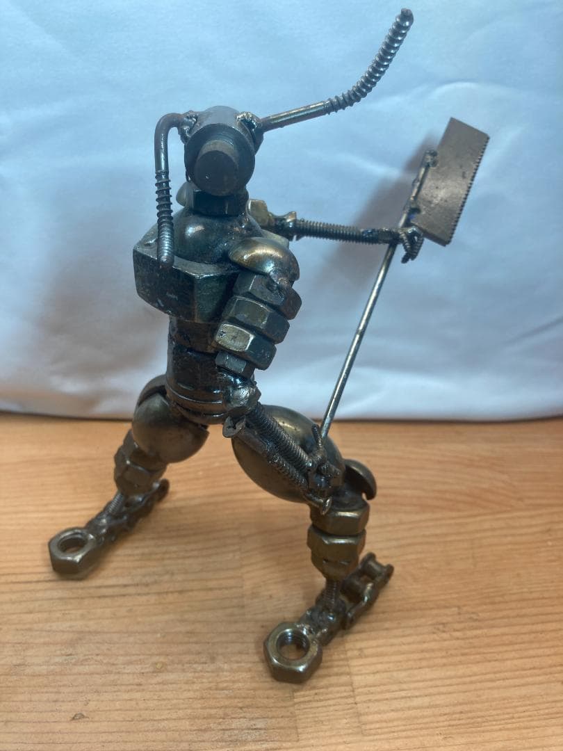 鉄のオブジェ 海外製 アート 人形 (2)