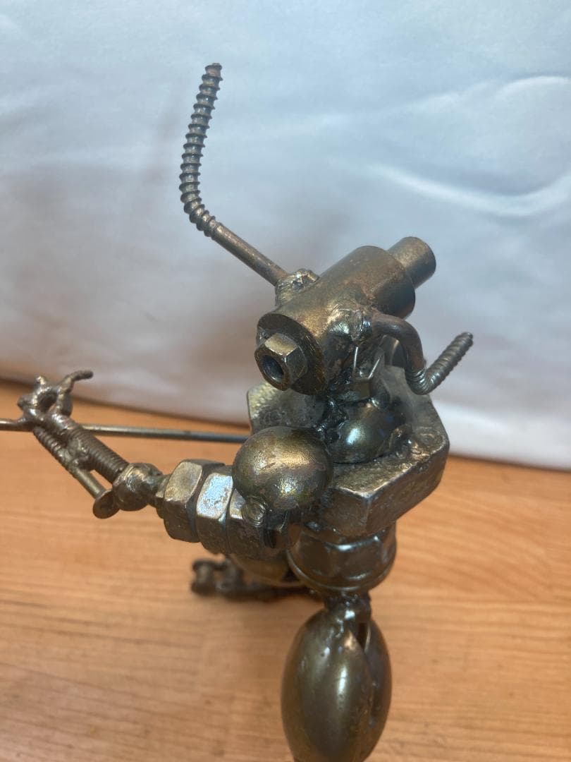 鉄のオブジェ 海外製 アート 人形 (2)