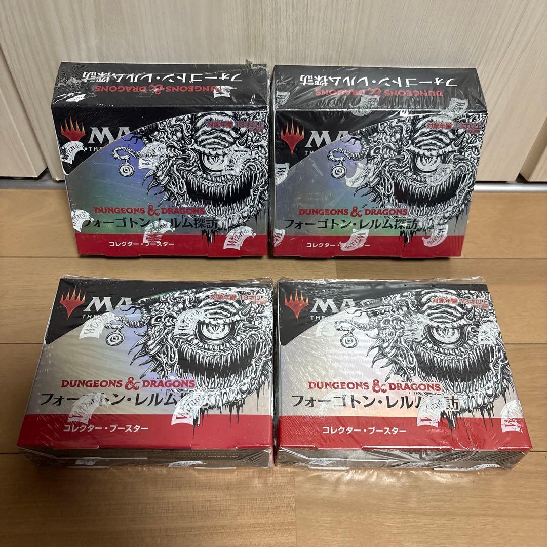MTG AFR フォーゴトン・レルム探訪 コレクターブースターBOX 4個日本語
