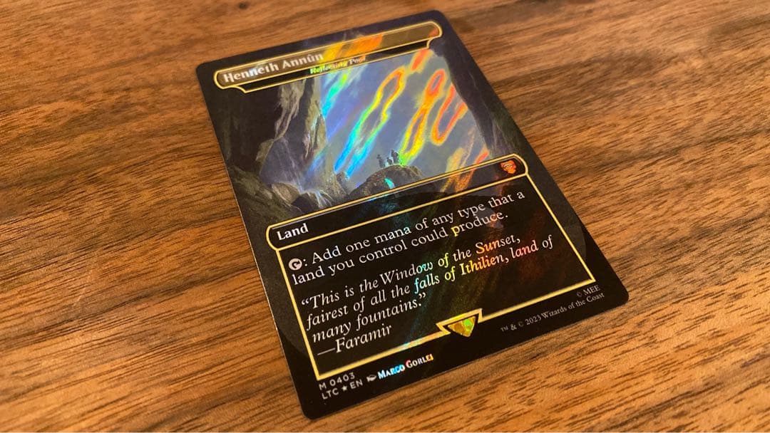 【指輪物語】Henneth Annun /反射池【サージ foil】